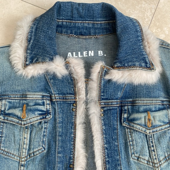 Allen B. Fur Jean Jacket - Picture 2 of 4